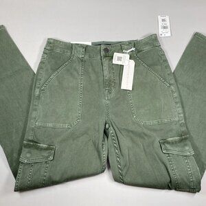NEW SANCTUARY DENIM Women's Cargo Pants Green Size 29 Sculpted Hayden Slim Dark